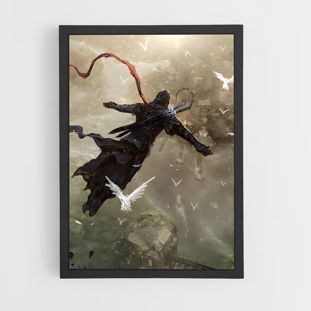 Poster L'Assassin Volant – affiche Assassin's Creed (vue 2)